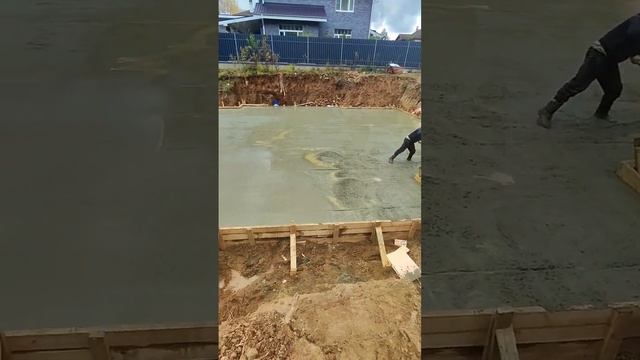 Дом стиле Прерий, площадью 500 м2. этап фундамента. смотреть онлайн