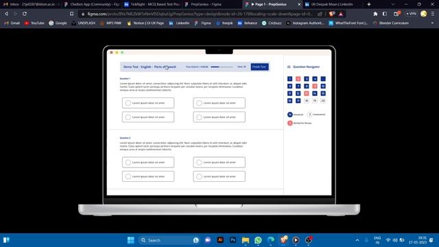Test Preparation Website Design || Figma || UI UX смотреть онлайн