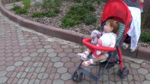 Гуляем с реборном Верой в Зоопарке