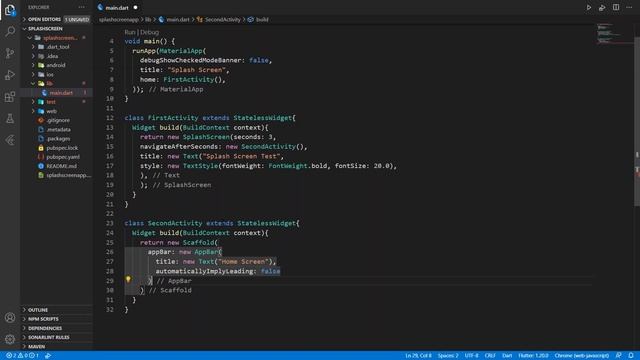 How to implement Splash Screen in Flutter смотреть онлайн
