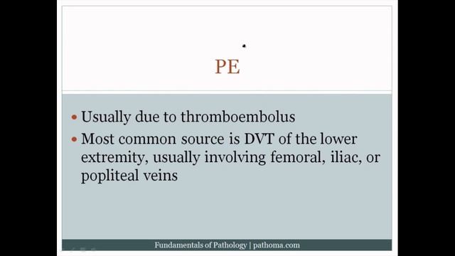 Pathoma USMLE - IV ГЛАВА - 5.Эмболия