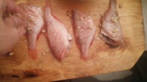 Морской окунь в кляре