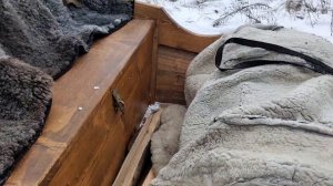 Лошади зимой, прогулка на санях!!!