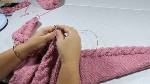Эластичное закрытие петель. Эластичный край спицами. Elastic closing of loops. Elastic edge needles