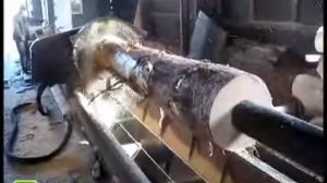 Оцилиндровка бревна