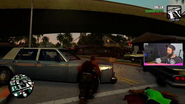 GTA san andreas Festinha em Casa os cara sai do mato gta trilogy parte #7 смотреть онлайн