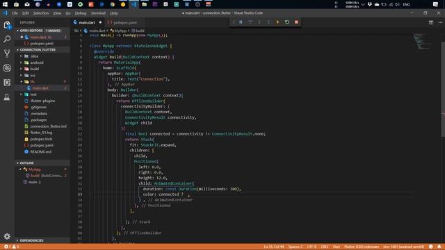 Flutter- How to Implement Online & Offline Connectivity in Flutter | Internet Connectivity