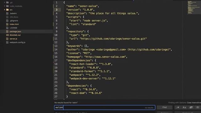 atom linter-eslint disregarding "Disable when no ESLint config is found" rule смотреть онлайн