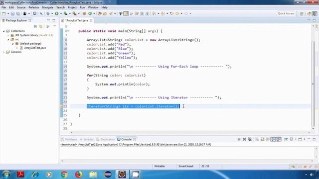 Java Collections and Generics 10 | ArrayList in Java | Part 1 | смотреть онлайн