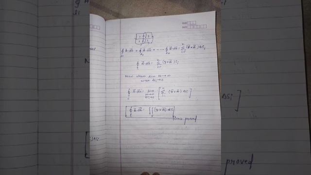 bsc 1st semester stokes theorem