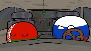 Приключения России и Беларуси. Countryballs