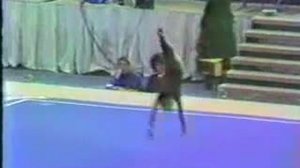Oksana Omelianchik 1985 World Championships Floor exercise