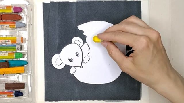 Как нарисовать мышку с сыром | Поэтапные рисунки для детей | Рисуем с тётей Леной