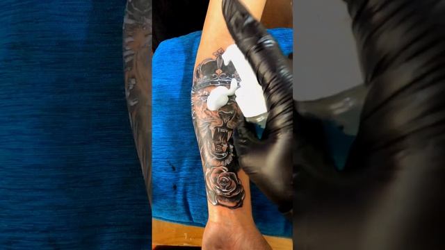 #shorts Unique Coverup Lion tattoo || #coveruptattoo #tattoo #yt #ytshorts #tattoos ??#lionking ?