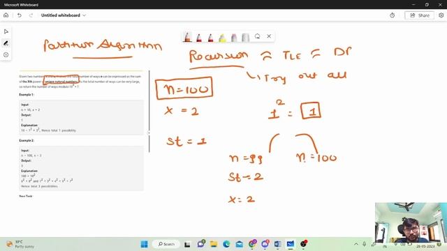 Express as sum of power of natural numbers ||  GFG POTD || 26 May '23 || Coding With Jenish