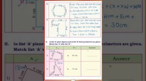 Karnataka state board perimeter and area for class 4, grade 4 Math area & perimeter | Math class 4