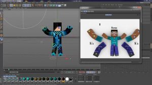 Como poner tu skin de Minecraft en Cinema 4D - Tutorial