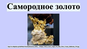 Самородное золото