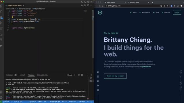 Create a Splash Screen with Next.js 13, Tailwind CSS and Anime.js