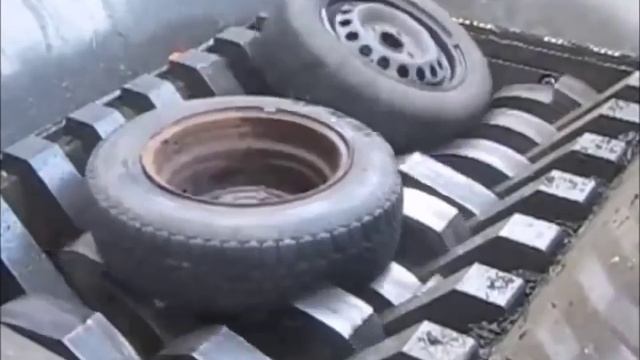 Как Происходит утилизация автомобильных колёс. смотреть онлайн