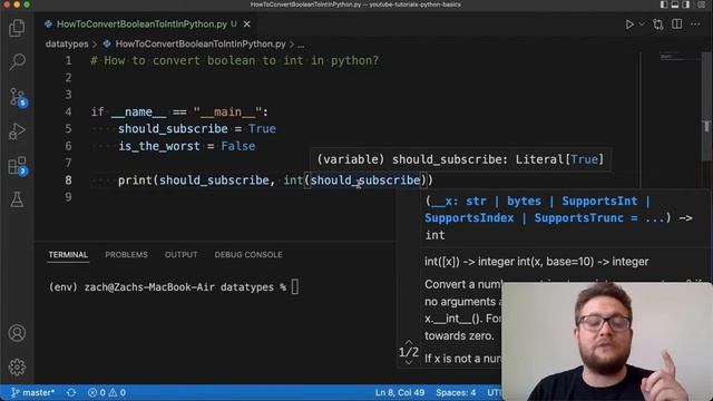 How To Convert Boolean To Int In Python