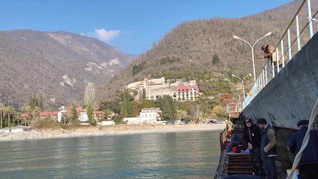 Зимняя рыбалка в Абхазии, с пирса Гагра. 26 января 2023 года
