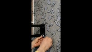 @0036 Установка кронштейна для  TV 32"' на стену. Монтаж обвязки ТВ на кронштейне.