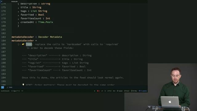 6 Decoding JSON Exercise смотреть онлайн
