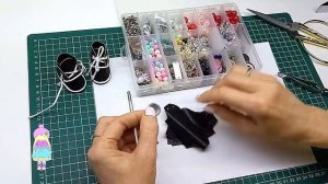 Как установить люверсы на ботиночки для куклы