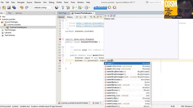 "Input Pada Java (Scanner)" || Tutorial Netbeans смотреть онлайн