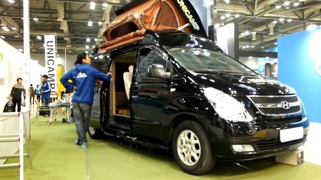 UNICAMP-KOREA CAMPERVAN - FULL EXTENTION LOOF TENT, POP UP LOOF TOP смотреть онлайн