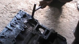 Welding of cast iron, Сварка чугуна, ПАНЧ-11, сварка блока