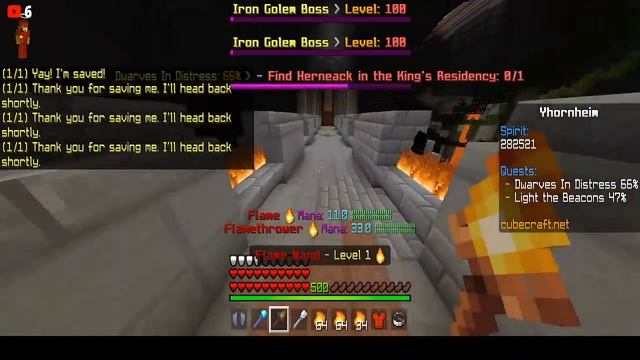 Cubecraft Magic and Mayhem RPG First Experience смотреть онлайн