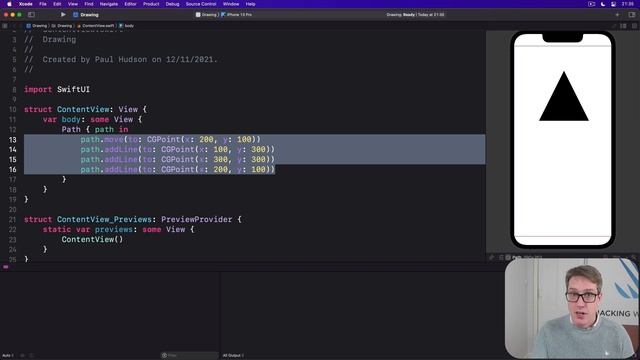 Creating custom paths with SwiftUI – Drawing SwiftUI Tutorial 1/10 смотреть онлайн