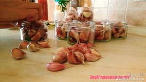 Маринованный чеснок своими руками в домашних условиях на зиму... ЛЕГКО!!!
