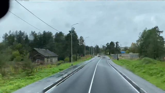 Двигаемся к Финской границе.Дальнобой по России на Volvo FH смотреть онлайн