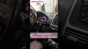 Код магнитолы Хонда ЦРВ или как разблокировать магнитолу