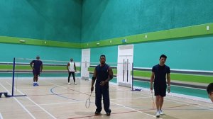 Badminton 28.12.19: Si & Hilton v Richard & Ola