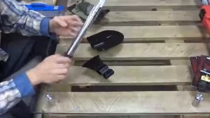 Набор топор, лопата, пила, нож