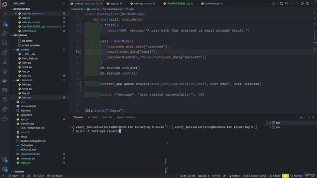 12 - Task Queues with rq and sending emails - 005 How to process background tasks with the rq worker