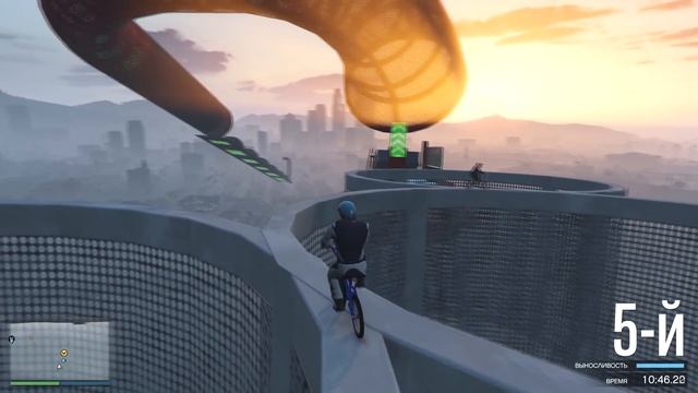 НЕРЕАЛЬНЫЙ СКИЛЛ ТЕСТ НА BMX! (GTA 5 Смешные Моменты) смотреть онлайн