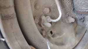 Как развести тормозные колодки Тойота Дюна