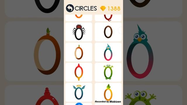 All the rings/circles for Circle by Ketchapp