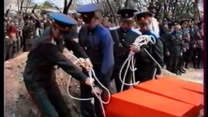 1995г х.Ажинов Ростовская область. Перезахоронение и открытие памятника 110-й  Калмыцкой Кав.Дивизи