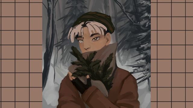 SPEEDPAINT ПОД МУЗЫЧКУ | первый зимний арт смотреть онлайн