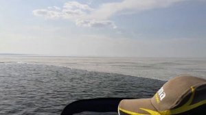 VID Испытание аэролодки 20 л.с. на открытой воде и промоинах.