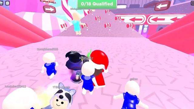 Playing DropBlox (Roblox Fall Guys) with the creator!! [Winner gets 1000 robux!] смотреть онлайн