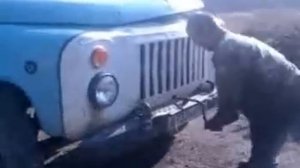 Запуск гАз 53 с кривого