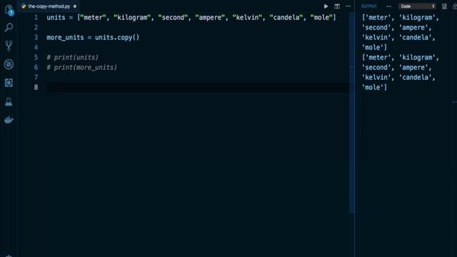 Python Programming Tutorial #89 - Using .Copy() Method | Copy Method in Python - English