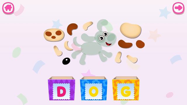 Be ready for school! Learn to read in English! - Bull, Cat, Dog, Fox, Giraffe смотреть онлайн